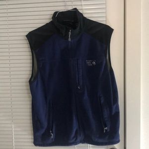 Mountain Hardwear blue black vest